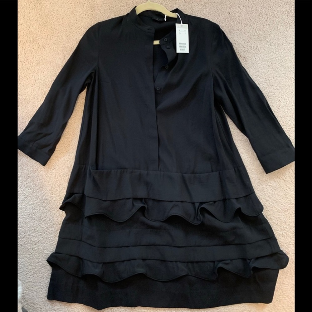 NWT COS ruffle shirt dress